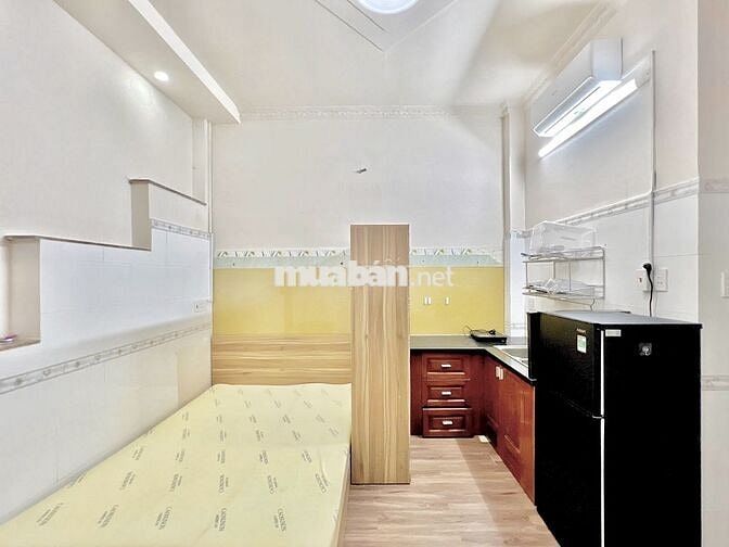 Studio Chợ Hạnh Thông Tây 20m2 Full Nội Thất