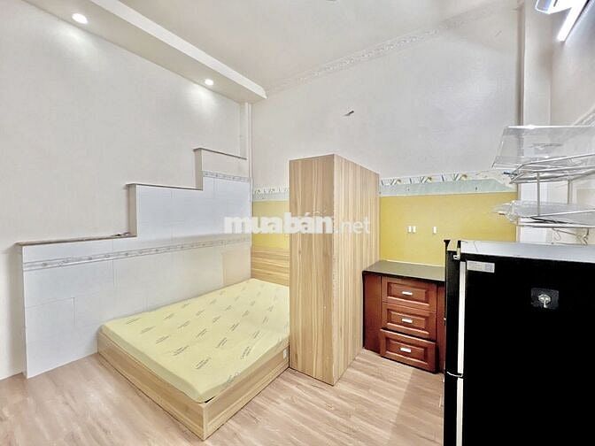 Studio Chợ Hạnh Thông Tây 20m2 Full Nội Thất