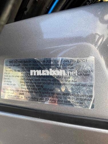 Jupiter Finn 2025 siêu lướt như mới chuẩn 1k4 km✅