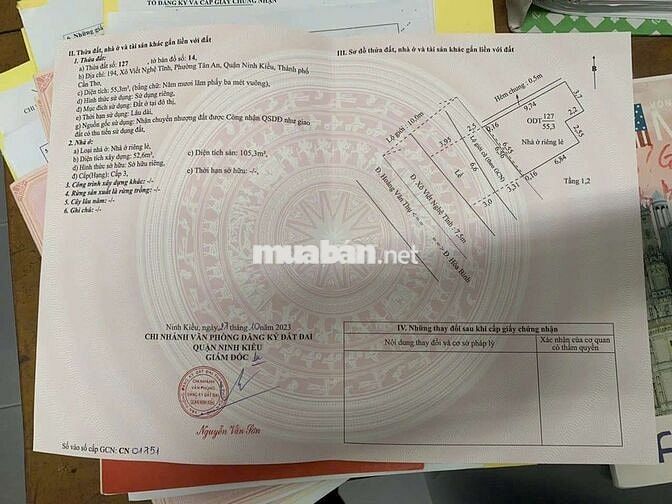 Cần bán mặt tiền xô viết nghệ tĩnh