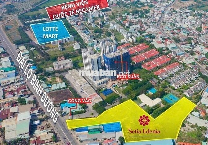 Căn hộ 74m2 2PN 2WC Eco xuân Lái Thiêu.