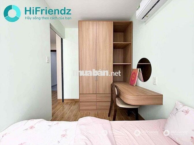 1 phòng ngủ tách bếp full nội thất rộng 35m2 - gần chợ An Nhơn