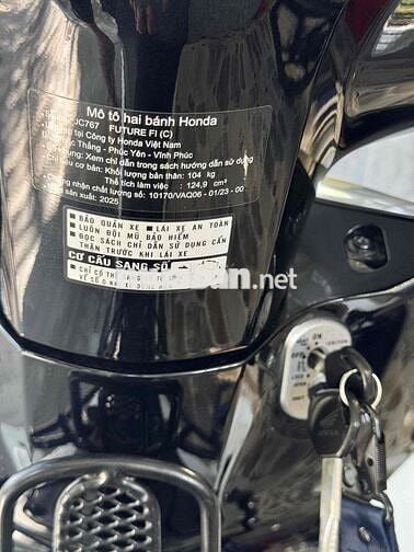 Honda Future FI 2025 Trắng đen 1000km