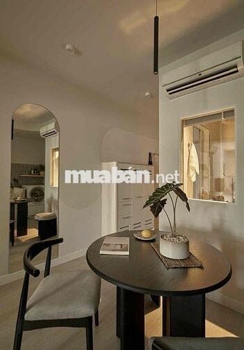 Cho Thuê Căn Hộ 1PN Quận 1 Có Ban Công– Tone Xám Sang Trọng View Rộng