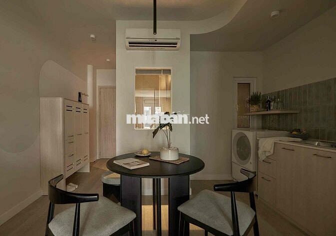 Cho Thuê Căn Hộ 1PN Quận 1 Có Ban Công– Tone Xám Sang Trọng View Rộng