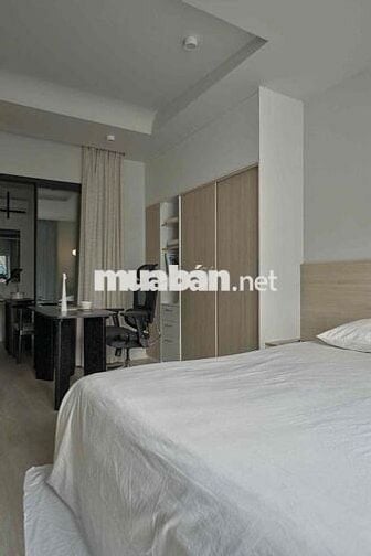 Cho Thuê Căn Hộ 1PN Quận 1 Có Ban Công– Tone Xám Sang Trọng View Rộng