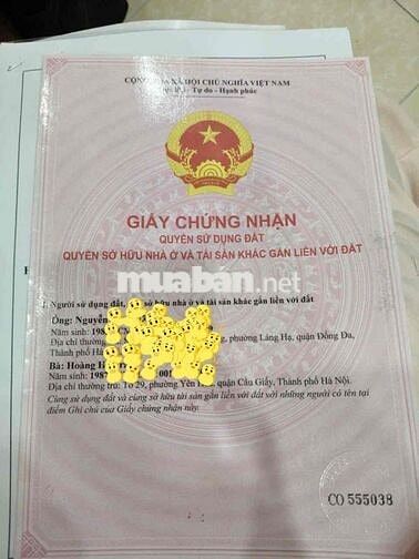 Bán CCMN Khương Đình, Ngã 4 Sở - Sổ Hồng Từng Căn Trao Tay