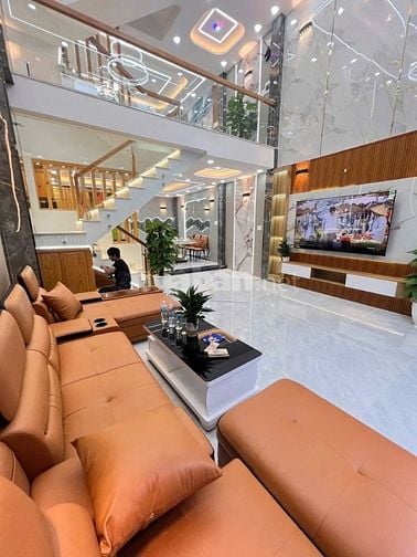 Nhà Đẹp 4 tầng 5,5m x13m.hẻm 9m đường hiệp Thành 07, P. hiệp thành q12