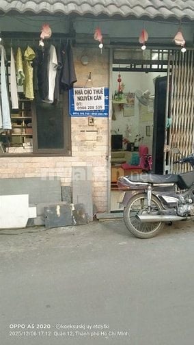 NHÀ CHO THUÊ NGUYÊN CĂN HẺM XE HƠI