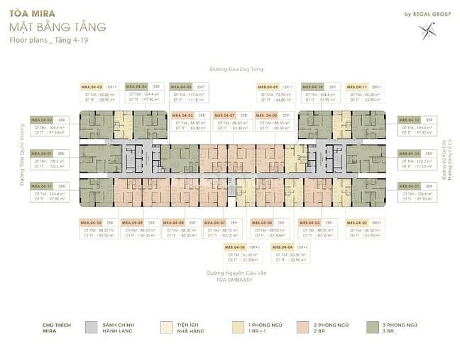 Căn hộ 1N+ tại Regal Complex Đà Nẵng