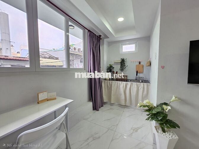 Căn hộ mini Quận 11 sát quận 10 đầy đủ nội thất - thang máy, PCCC