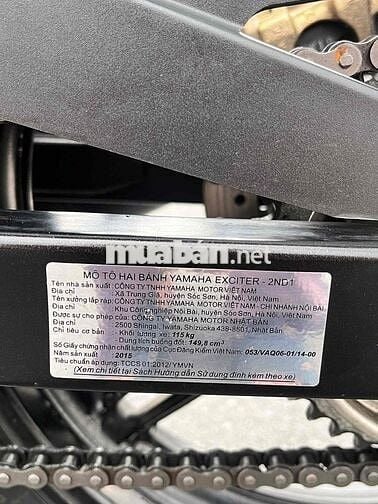 xe ex 150 2015 vỏ cặp cần thơ