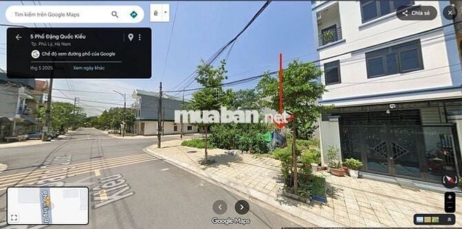 ĐẤT SỔ CHÍNH CHỦ 85,8m2 Đường Đặng Quốc Kiều, Tp Phủ Lý, Hà Nam