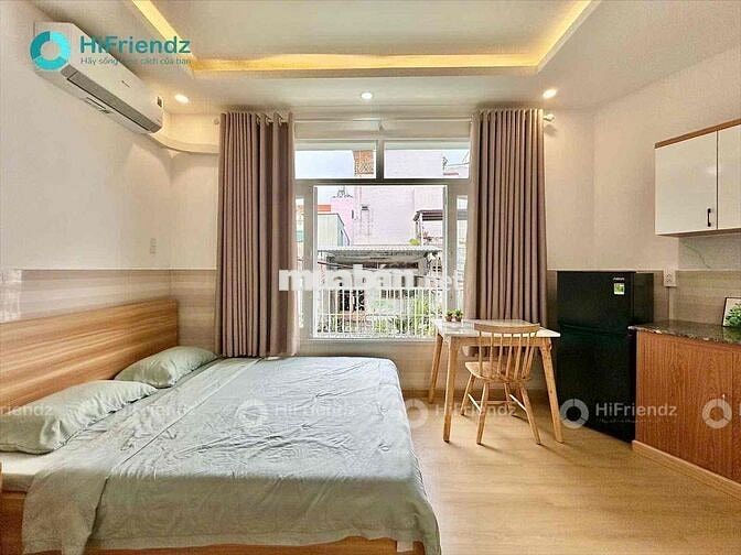 CHO THUÊ CHUNG CƯ MINI / 1 PHÒNG NGỦ - BAN CÔNG / TÁCH BẾP RIÊNG BIỆT