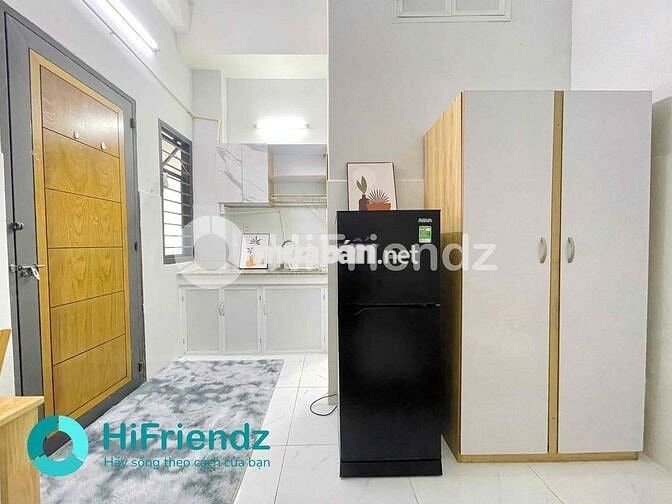 Căn Hộ Studio- 20m2 - Full Nội Thất - Thang Máy- Khu Hoàng Hoa Thám