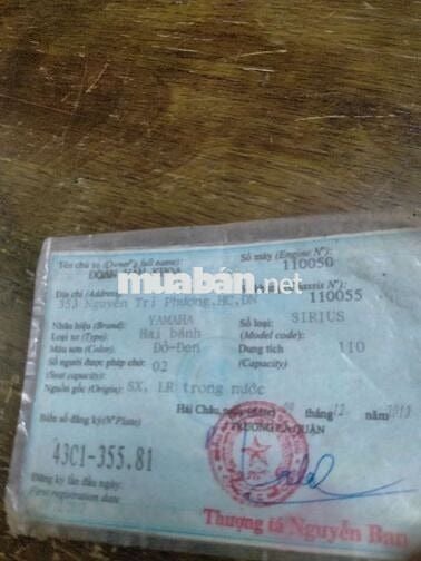 sirius 2013 bán 7tr5