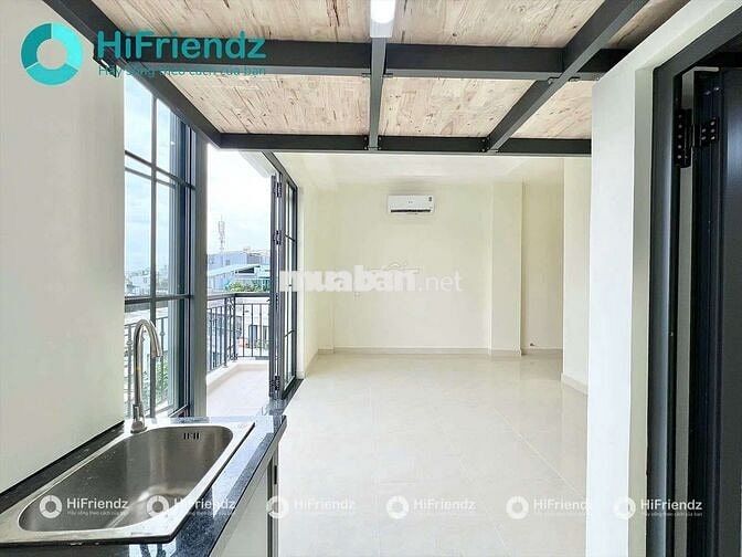 CHO THUÊ CHDV GÁC MỚI FULL NỘI THẤT BAN CÔNG THOÁNG MÁT, GẦN IUH