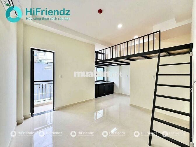 CHO THUÊ CHDV GÁC MỚI FULL NỘI THẤT BAN CÔNG THOÁNG MÁT, GẦN IUH