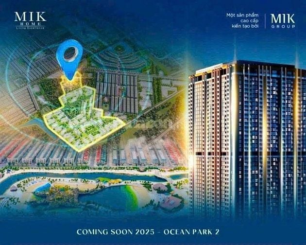 Chính thức mở bán căn hộ cao cấp MIK Ocean park 2 giá 6xtr/m