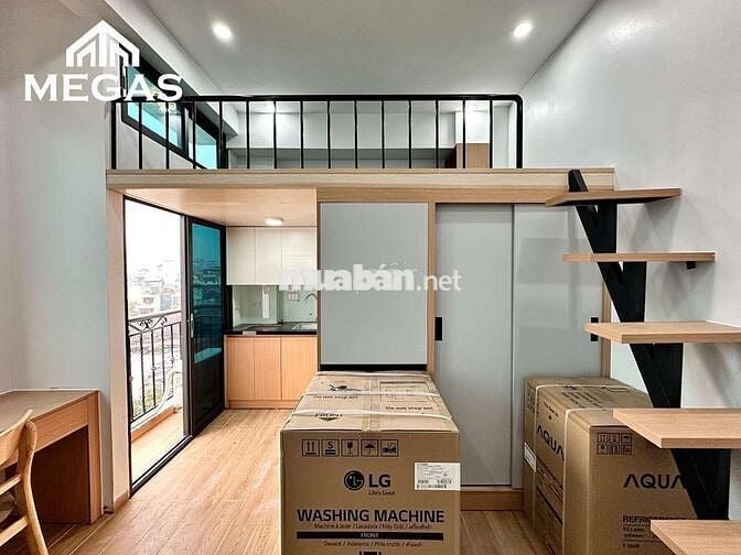 CHO THUÊ CĂN DUPLEX FULL NỘI THẤT BAN CÔNG THOÁNG NGAY NGÃ TƯ MAI DỊCH