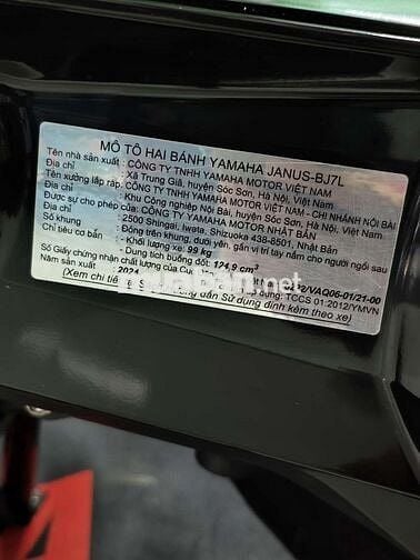 Yamaha Janus 2024 Trắng