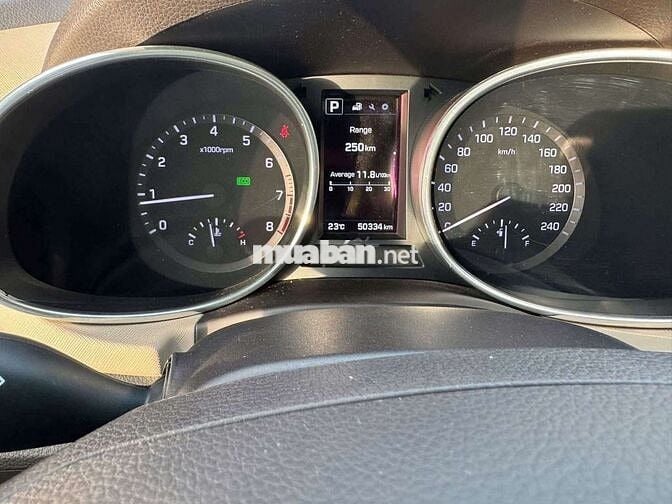 Hyundai Santa Fe 2018 Xăng 50.000 km Trắng