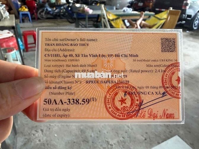 Cần bán xe exciter 50cc