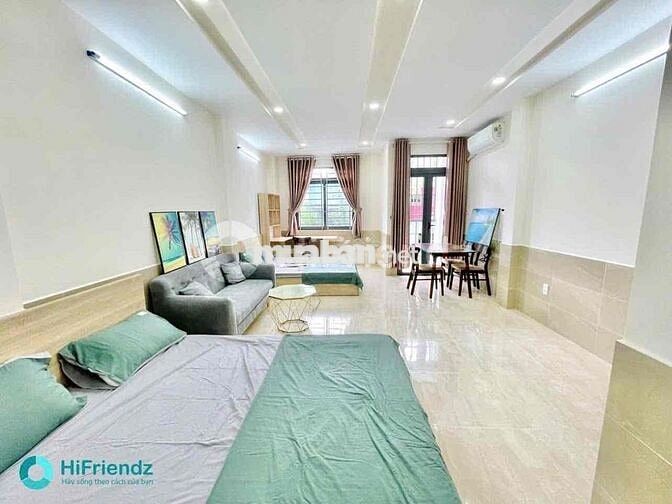 CĂN HỘ 2 GIƯỜNG - TÁCH BẾP BAN CÔNG - MÁY GIẶT RIÊNG - 40M2