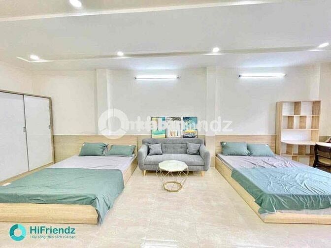 CĂN HỘ 2 GIƯỜNG - TÁCH BẾP BAN CÔNG - MÁY GIẶT RIÊNG - 40M2