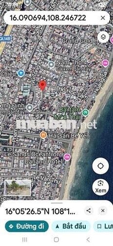 🏡 BÁN ĐẤT 2 MẶT TIỀN MÂN THÁI 1 – SƠN TRÀ