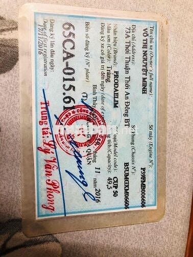 cúp 50cc máy zin ngon biển số 65