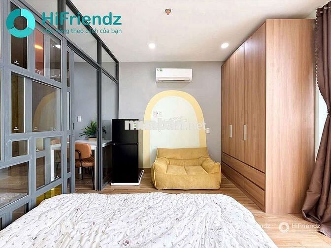 STUDIO BANCOL FULL NỘI THẤT NẰM NGAY CHỢ THẠCH ĐÀ, CÔNG VIÊN LÀNG HOA