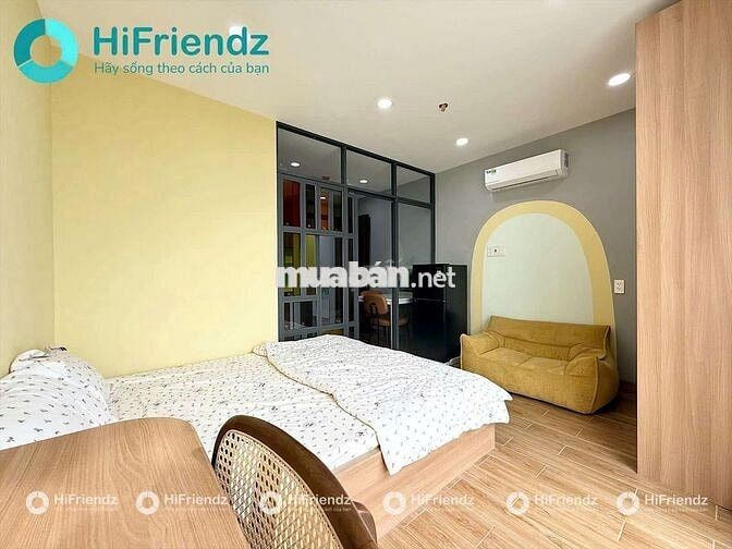 STUDIO BANCOL FULL NỘI THẤT NẰM NGAY CHỢ THẠCH ĐÀ, CÔNG VIÊN LÀNG HOA