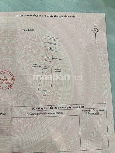Cần bán đất mặt tiền đường ĐT 743A, phường Bình Chuẩn, Thuận An, BD