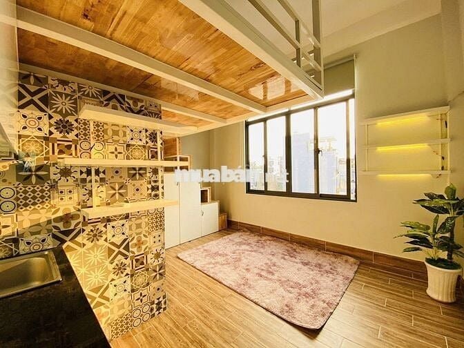 PHÒNG GÁC LỬNG 25M2 FULL TIỆN NGHI NGUYỄN KHUYẾN