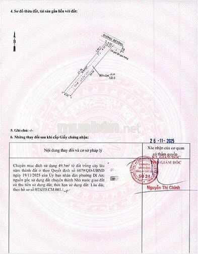 ĐẤT NGÃ TƯ CHIÊU LIÊU - TĐH - 132m2 - TC 86m2 - ĐƯỜNG Ô TÔ - 3,55 TỶ