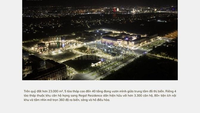 Regal Complex Đà Nẵng-Khu phức hợp hạng sang