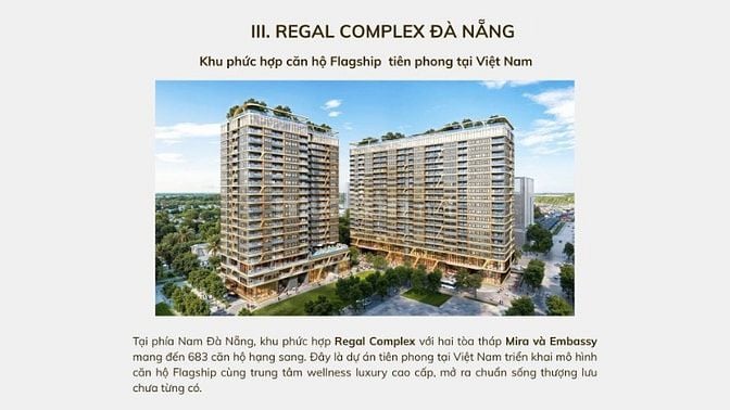 Regal Complex Đà Nẵng-Khu phức hợp hạng sang