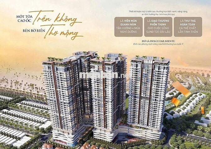 CĂN HỘ TRỰC DIỆN BIỂN, SỞ HỮU LÂU DÀI. GIÁ TỐT TỪ CĐT