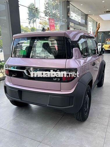 VinFast VF3 Hồng - Nhỏ Gọn - Tiết Kiệm