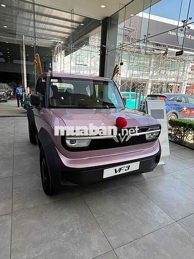 VinFast VF3 Hồng - Nhỏ Gọn - Tiết Kiệm