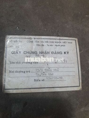 Honda Cub có đề, giấy tờ đầy đủ