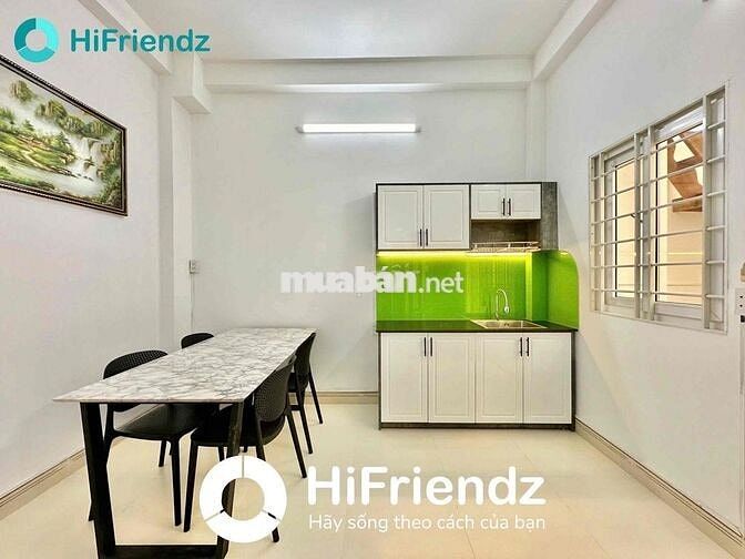 2 Phòng Ngủ - 60m2 - Ban Công - Full Nội Thất- Máy Giặt Riêng- Sân Bay