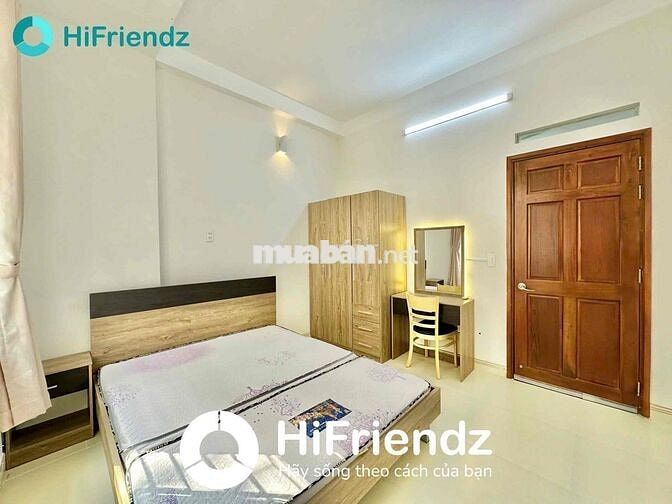 2 Phòng Ngủ - 60m2 - Ban Công - Full Nội Thất- Máy Giặt Riêng- Sân Bay