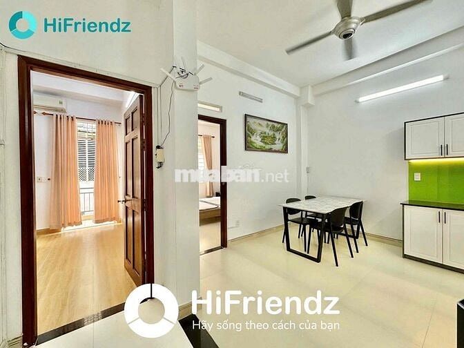 2 Phòng Ngủ - 60m2 - Ban Công - Full Nội Thất- Máy Giặt Riêng- Sân Bay