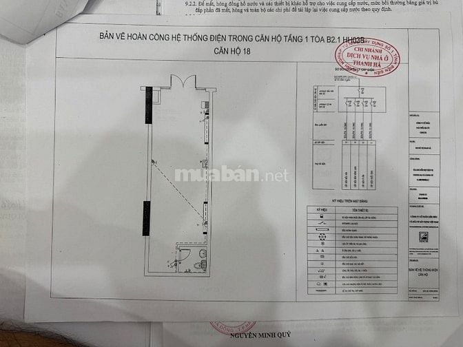 Bán ki ốt khu đô thị thanh Hà kiot số 18 B1.2 HH03