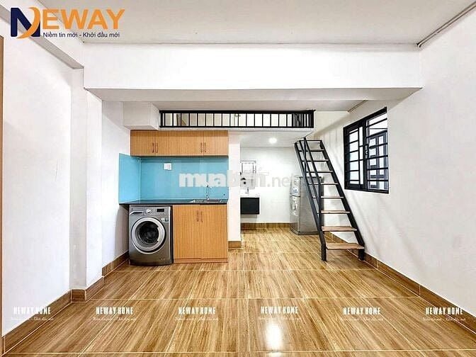 CĂN HỘ CÓ GÁC FULL NỘI THẤT - MÁY GIẶT RIÊNG - THUẬN TIỆN DI CHUYỂN