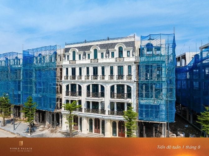 Nhà phố Noble Tây Thăng Long 250m2. Vốn 4,3 tỷ (25%). Vay ko lãi 18T