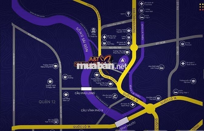 A&T Sky Garden – 2PN2WC 70m2 view nội, SG chuyển nhượng full phí 2ty7