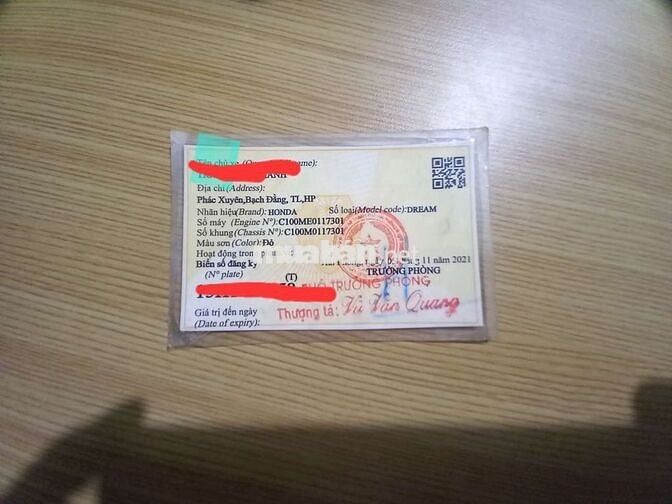 DREAM Thái 7 số 1993  màu đỏ